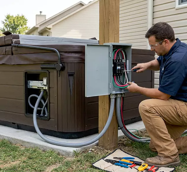 Professional Hot Tub Electrical Installation: Your Local Spa Wiring Team in Waukee, IA